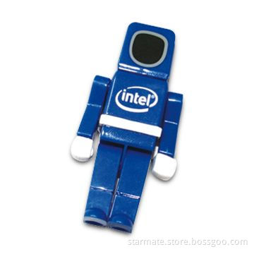 Robot USB Flash Drive, Supports Plug-and-play Function, OEM and ODM Orders Welcomed